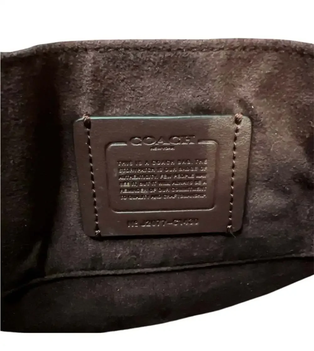 Coach Ellen Crossbody In Signature Canvas Brown Black C1430